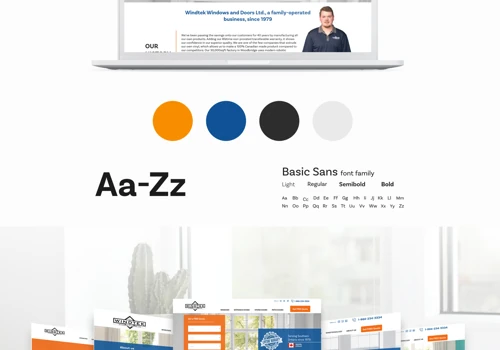 Windtek Website Mockups