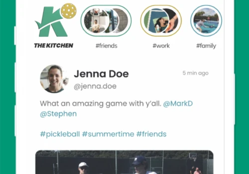 Mobile app for Pickleball