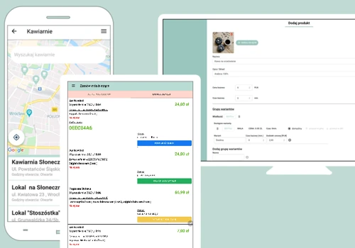 System for ordering the food remotely