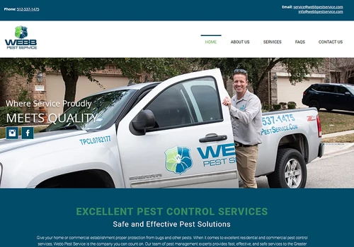 Pest Service Website