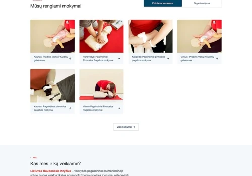 Redcross web development
