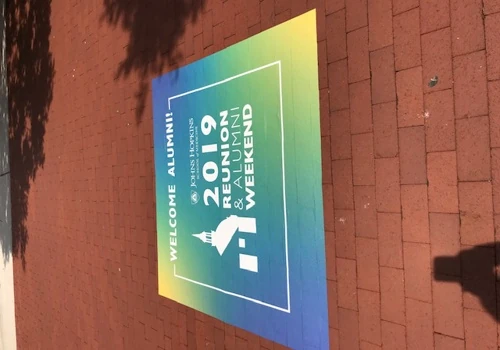 Custom sidewalk graphics