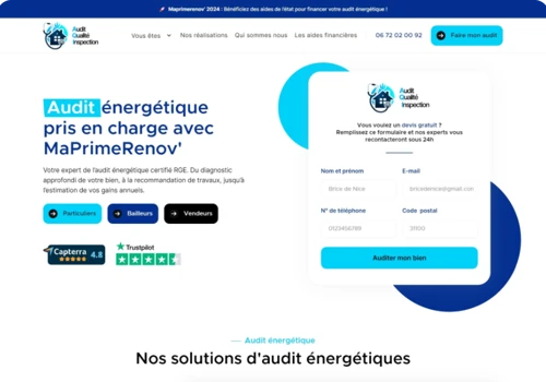 AQI-Site vitrine & génération lead