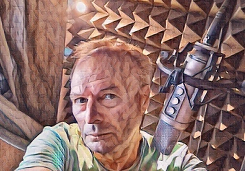 Dubbing.  Voice dubbing