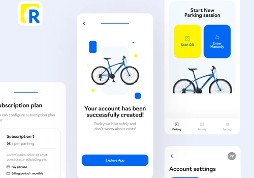 Radstation - Mobile app for bike parking with IoT