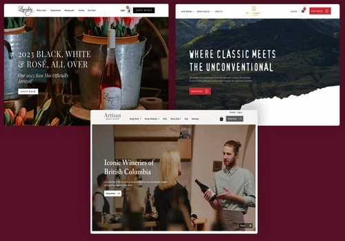 3 sites in 4 months for world-class wineries