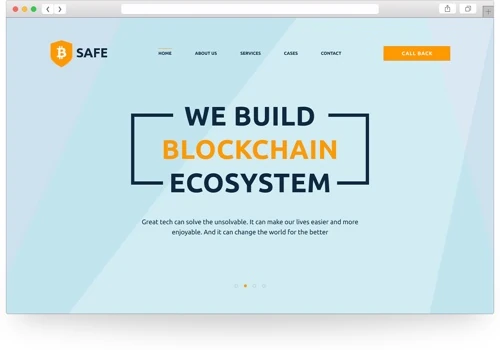 Web development for blockchain development company