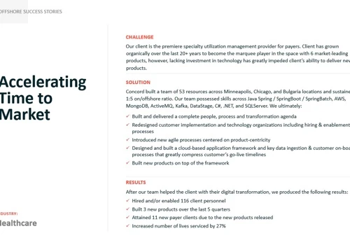 Accelerating Time to Market