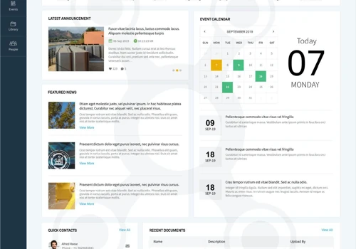Intranet for Energy company