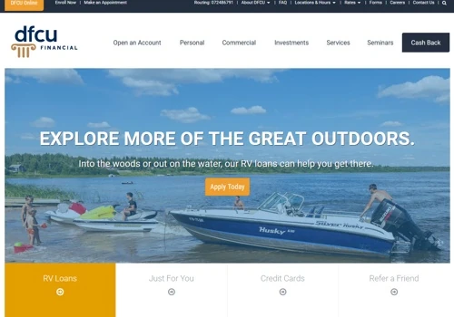 DFCU FInancial Website