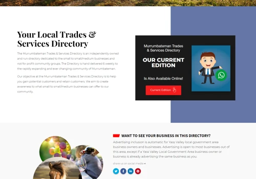 New Website For Local Trades & Services Directory