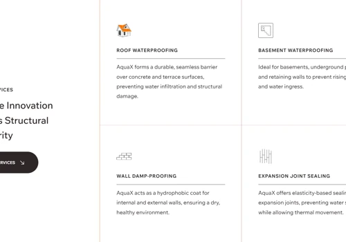 AquaX – Custom Wix Website Design & Development