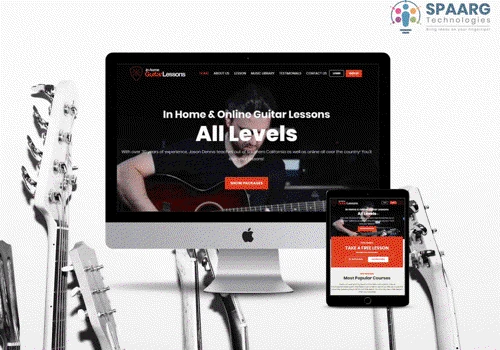 Course Based Guitar Learning Website