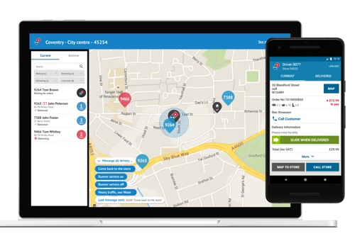 Domino's Driver App & Dashboard