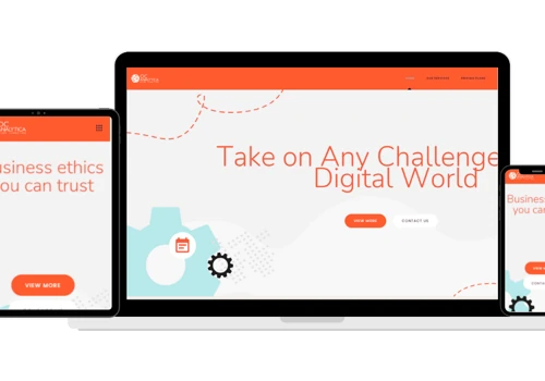 Web Development of Digital Agency Website