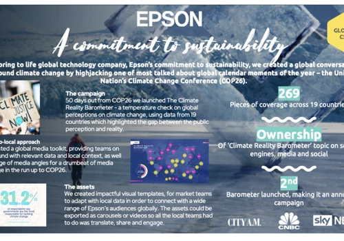 Epson - A Commitment To Sustainability