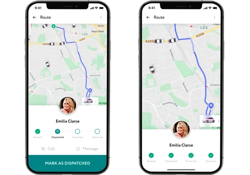 An App that connects deliv. providers and customer