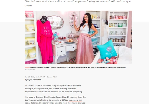 Today Show Feature for Client, Beauty Kitchen