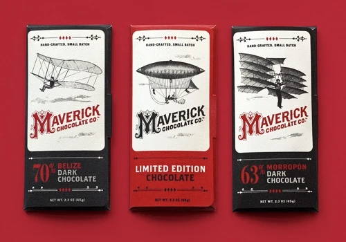 Chocolate company branding
