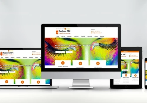 Webdesign, SEO and  Social media for Reclame ABC