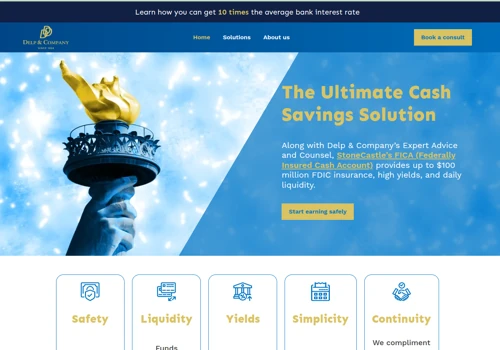 Delp Cash Management website