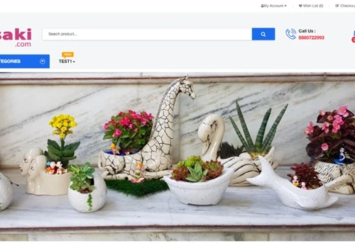 lasaki.com single vendor e-commerce