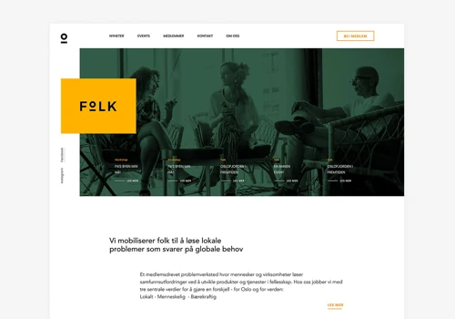Folk Oslo Website