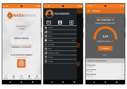 Mobile Banking Smartphone applications