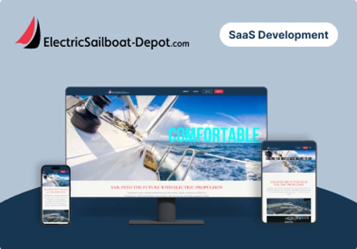 SaaS Devlopment & Design for Electric Sailboats Co