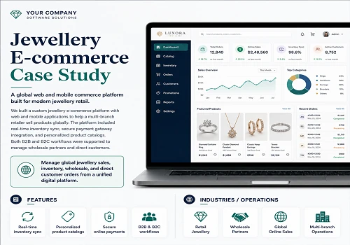 Jewellery ERP & E-commerce Platform