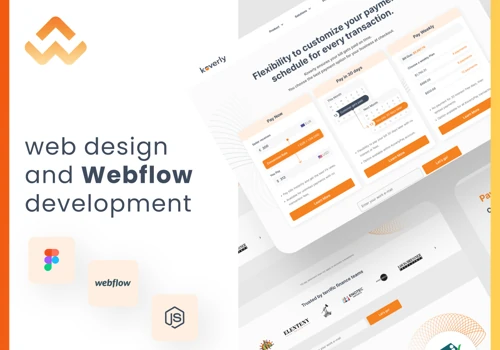 Web design and Webflow development for Koverly