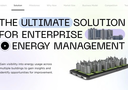 The enterprise energy management startup