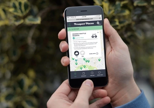 Prospect Places web app