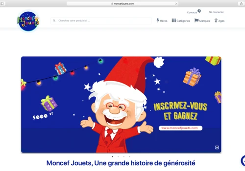 Moncef Jouets e-commerce platform