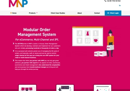 Website build for software company