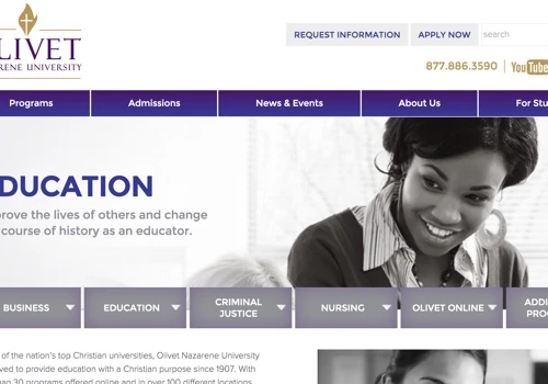 Web Development forOlivet Nazarene Graduate School