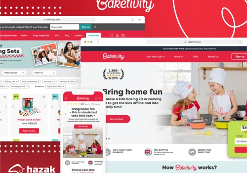 Subscription Baking Kits eCommerce