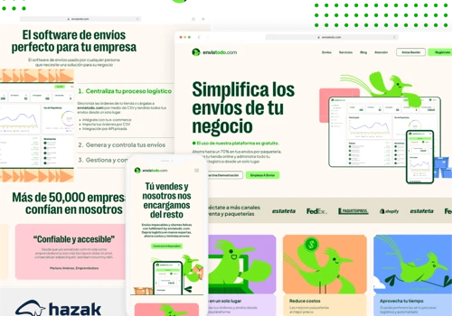 Web Development for Logistics Startup - Elementor