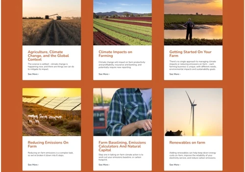 Design Services for Agricultural Company