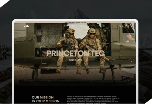 Princeton Tec: Custom Ecommerce Website
