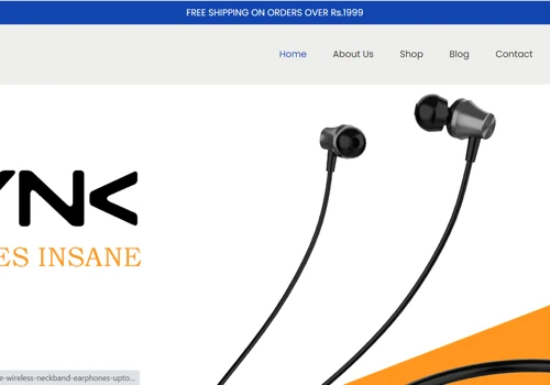 This Ecommerce website