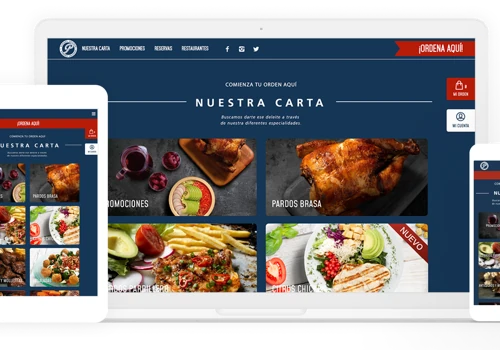 Pardos Chicken UI/UX & Web eCommerce