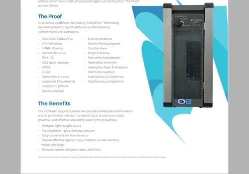 ActivePure Sales Enablement Materials & Marketing