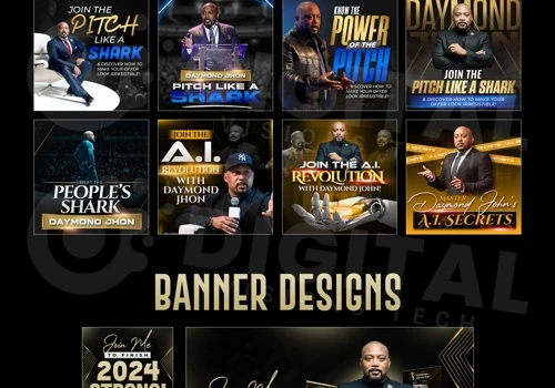 Daymond John Shark Tank Event & landing page asset