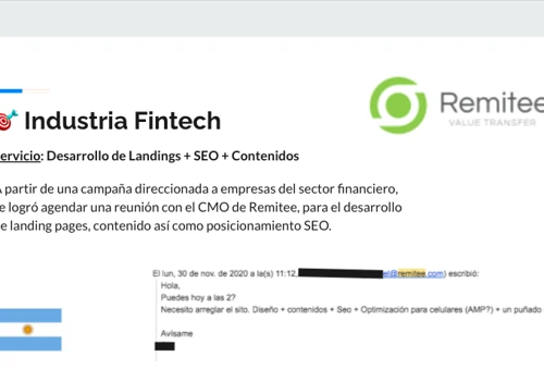 Campaña Exitosa - Industria Fintech