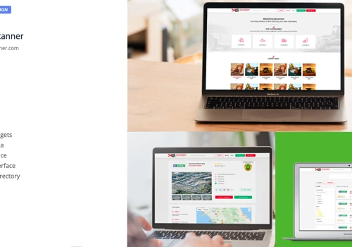 Machinery Scanner: Web Design & Development