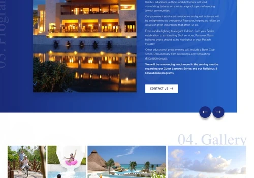 Passover Oasis website