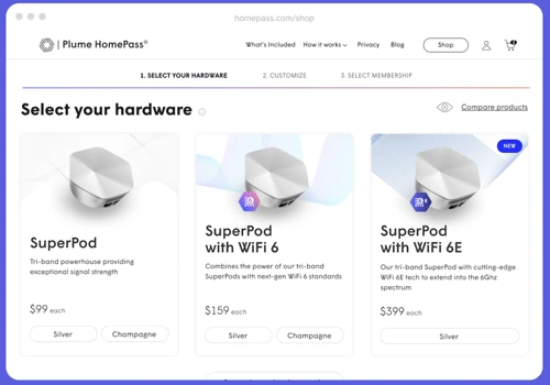 Ecommerce Development for Next-Gen WiFi Platform