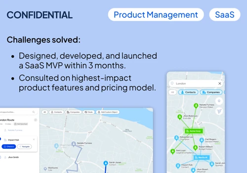 [CONFIDENTIAL] Geo-located CRM field sales SaaS