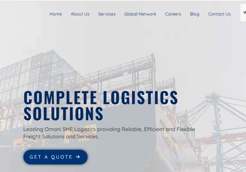 Website Development for Logistics Company in Oman